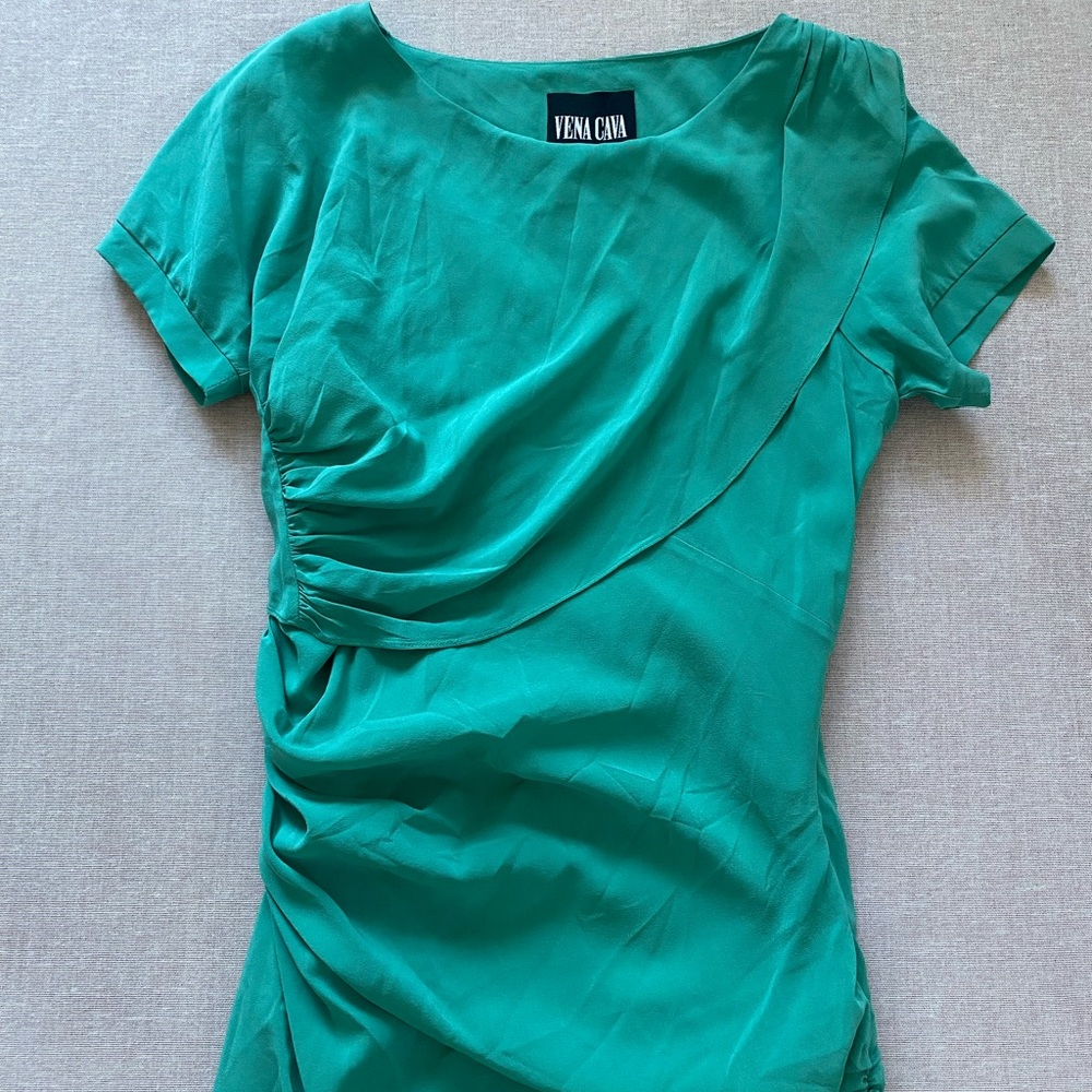 Vena Cava NWT green silk dress. - Picture 3 of 11